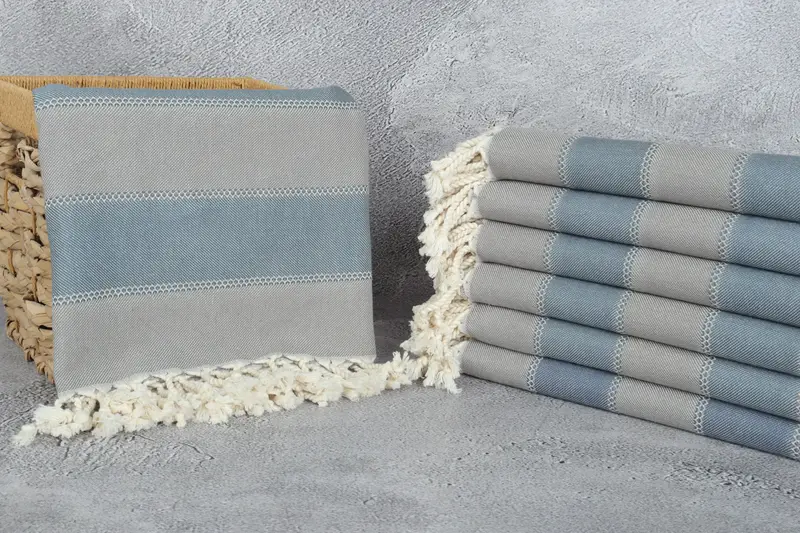 68x36 Cotton Striped Towel, Organic Towel, Valentines Day Gift For Him, Turkish hand towel, Personalized Wedding Gift, Spa Towel, Beach towel - 3
