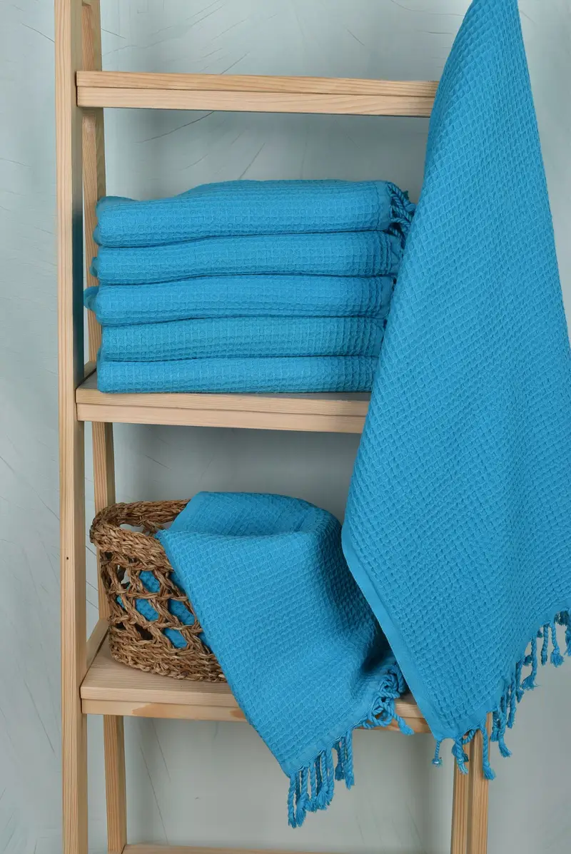 Lightweight towel, Gifts For Him, Personalized Beach Towel, 68x36 Cotton Waffle Towel, Beach Theme Wedding Gift, Best Friend Christmas Gift - 3