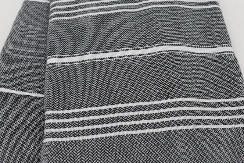 96x80 Cotton Striped Towel, Best Friend Christmas Gift, Bachelorette Gifts, Boho Throw Blankets, Custom Blanket, Custom Shower Curtain - 5