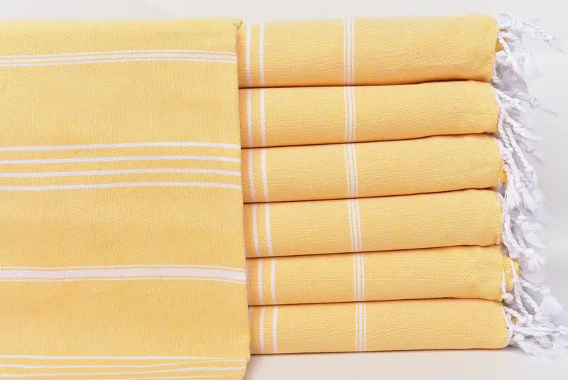 Turkish bath towel, Bachelorette Party Gifts, 70x40 Cotton Striped Towel, Beach Size Towel, Unique Wedding Gift, Gift For Him, Wedding For Favor - 1