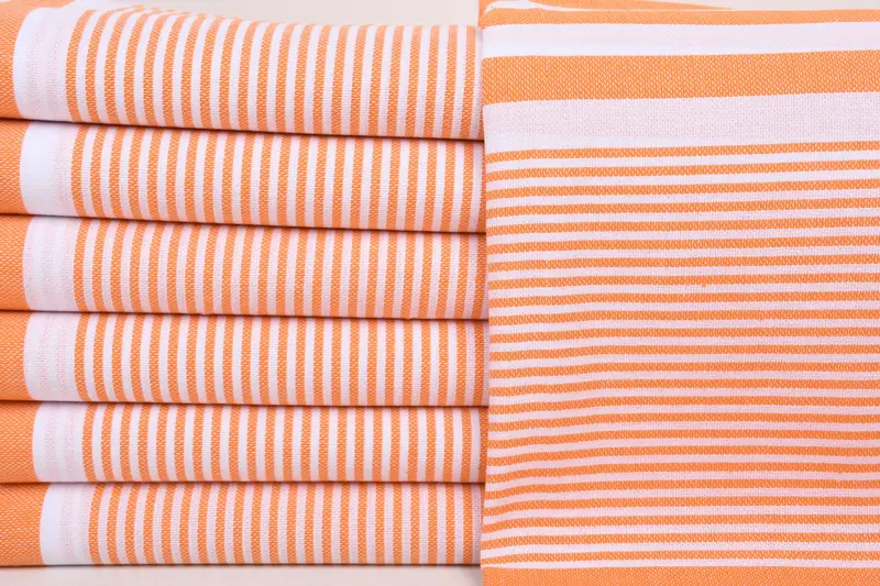 70x40 Cotton Striped Towel, Handmade Turkish hammam towel, Wedding Favors, Home Decor Gifts, Turkish Towel Set, Merry Christmas Gifts, Custom Gift - 1