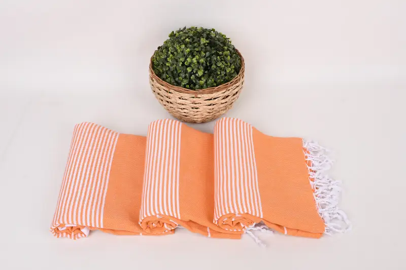 70x40 Cotton Striped Towel, Handmade Turkish hammam towel, Wedding Favors, Home Decor Gifts, Turkish Towel Set, Merry Christmas Gifts, Custom Gift - 8