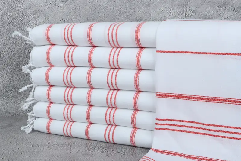 Custom Wedding Gifts, Bachelor Party Gifts, Personalized Gift, Housewarming Gift, Wedding Favors, Bridesmaid Gifts, 40x24 Cotton Striped Towel - 1