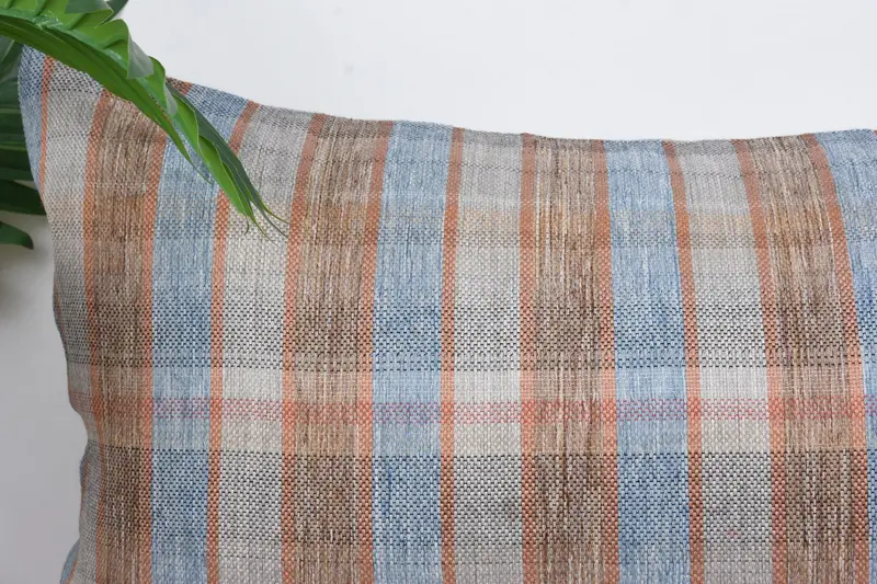 Handmade Kilim Cushion, Gift Pillow, Turkish Pillow, Couch Cushion Case, Kilim Rug Pillow, Pillow Cover, 16x24 Blue Pillow Cover, Chair Cushion Case - 2