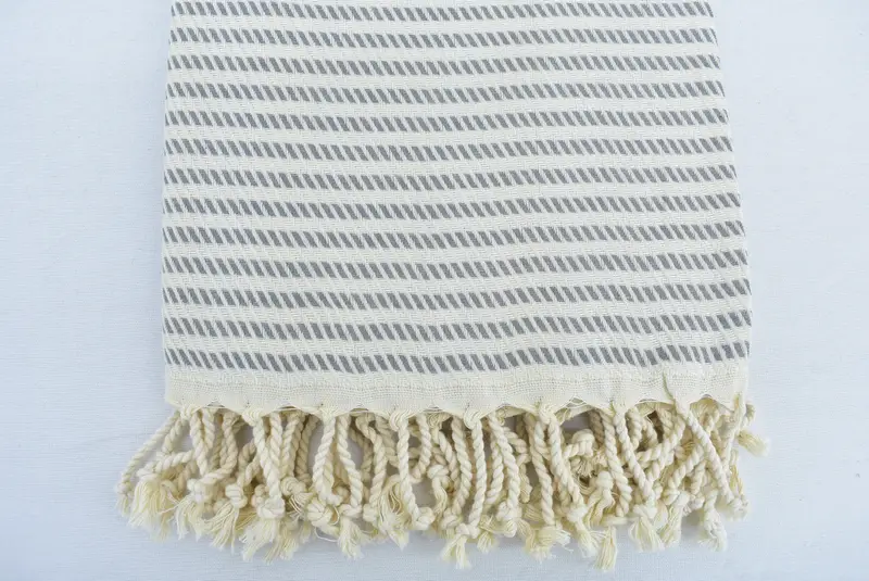 70x40 Cotton Polka Dot Towel, Fouta towel, Wedding Towel, Bachelorette Favors Beach, Bachelor Gifts, Personalised Gift, Bridesmaid Gift Towel - 8