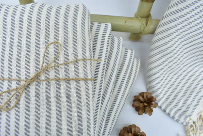 70x40 Cotton Polka Dot Towel, Fouta towel, Wedding Towel, Bachelorette Favors Beach, Bachelor Gifts, Personalised Gift, Bridesmaid Gift Towel - 4