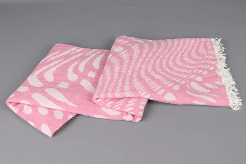 Guest Towel, Fringed Turkish towel for poolside, Home Decor Gifts, Turkish bath towel, Christmas Favors, Wedding Gift, 68x36 Cotton Patterned Towel - 8