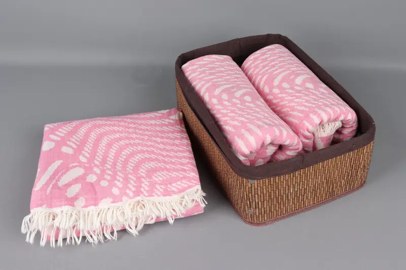 Guest Towel, Fringed Turkish towel for poolside, Home Decor Gifts, Turkish bath towel, Christmas Favors, Wedding Gift, 68x36 Cotton Patterned Towel - 6