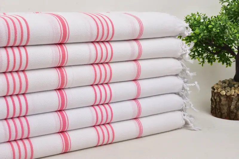 Monogram Beach Towel, Sand-free towel, 70x40 Cotton Striped Towel, Personalized Gift For Him, Gift For Her, Peshtemal beach towel with unique design - 3