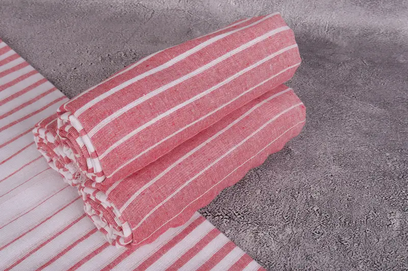 Wedding Anniversary Gift, Gift For Best Friend, Gift For Her, Wedding Gifts Towel, 70x40 Cotton Striped Towel, Thin towel, Beach Towel Monogram - 7