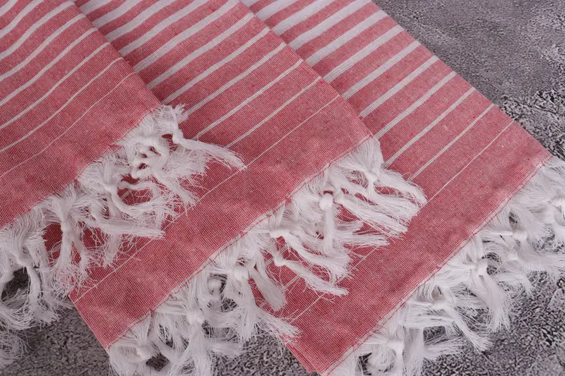 Wedding Anniversary Gift, Gift For Best Friend, Gift For Her, Wedding Gifts Towel, 70x40 Cotton Striped Towel, Thin towel, Beach Towel Monogram - 5