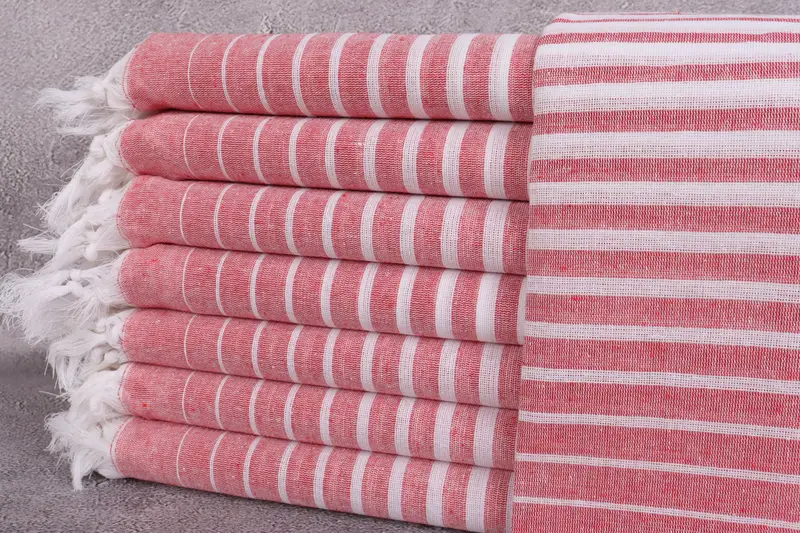 Wedding Anniversary Gift, Gift For Best Friend, Gift For Her, Wedding Gifts Towel, 70x40 Cotton Striped Towel, Thin towel, Beach Towel Monogram - 1