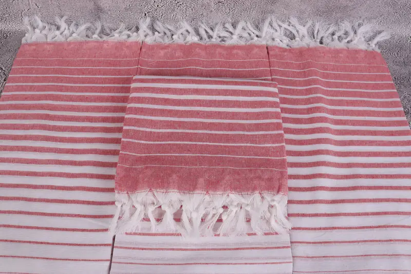 Wedding Anniversary Gift, Gift For Best Friend, Gift For Her, Wedding Gifts Towel, 70x40 Cotton Striped Towel, Thin towel, Beach Towel Monogram - 4