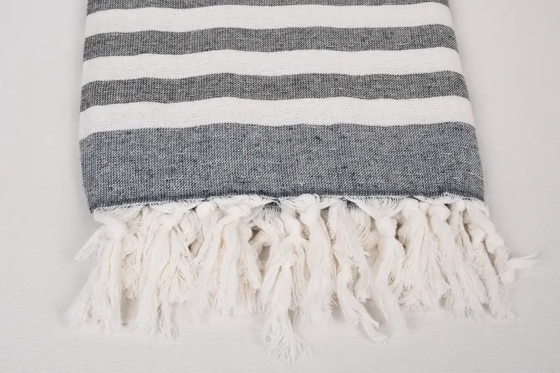 Luxury towel, Girl Trip Party Favor, Yoga Towel, 68x40 Cotton Striped Terry Towel, Beach Towel Bulk, Halloween Gifts, Large Turkish Towel - 3