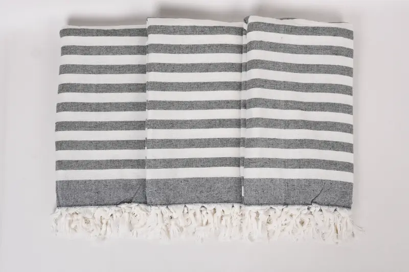 Luxury towel, Girl Trip Party Favor, Yoga Towel, 68x40 Cotton Striped Terry Towel, Beach Towel Bulk, Halloween Gifts, Large Turkish Towel - 7