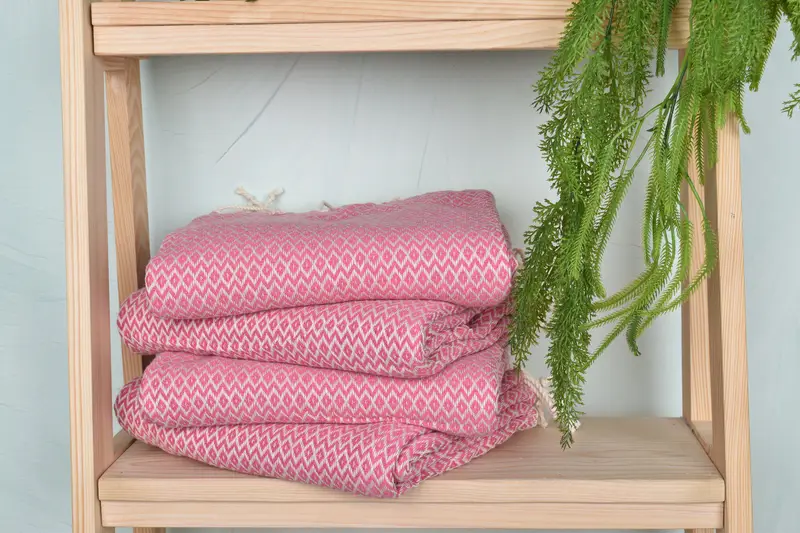 Handwoven Turkish Towel, Quick-dry towel, Bachelorette Party Gifts, 70x40 Cotton Diamond Towel, Peshtemal Towel, Merry Christmas Gifts, Spa Towel - 8