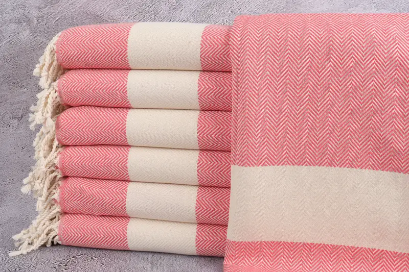 Embroidery Towel, 70x40 Cotton Herringbone Towel, Sand-free towel, Bachelorette Party Gifts Bridesmaids, Gift For Boyfriend, Beach Towel Gift - 1