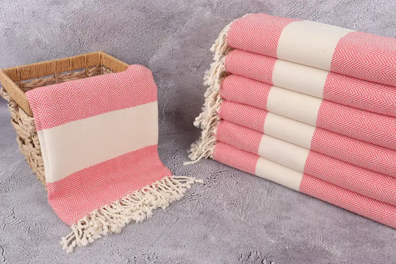 Embroidery Towel, 70x40 Cotton Herringbone Towel, Sand-free towel, Bachelorette Party Gifts Bridesmaids, Gift For Boyfriend, Beach Towel Gift - 3
