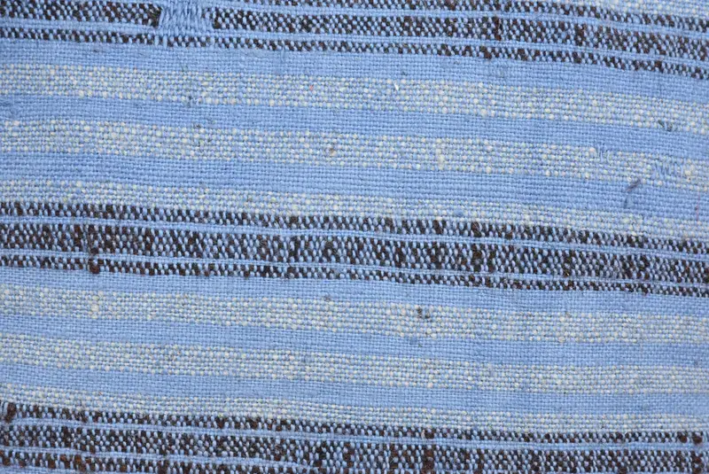 12x12 Blue Pillow, Anatolian Pillow Case, Home Decor Pillow, Turkish Kilim Pillow, Cushion, Patio Pillow, Cotton Pillow Cover, Antique Pillows - 3