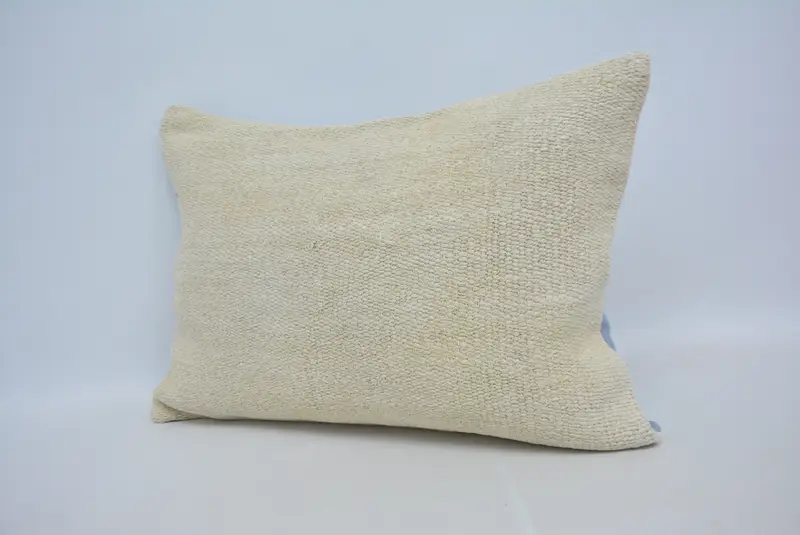 Handmade Embroidered Rectangle Pillow, 20x28 Inches Throw Pillow - 4
