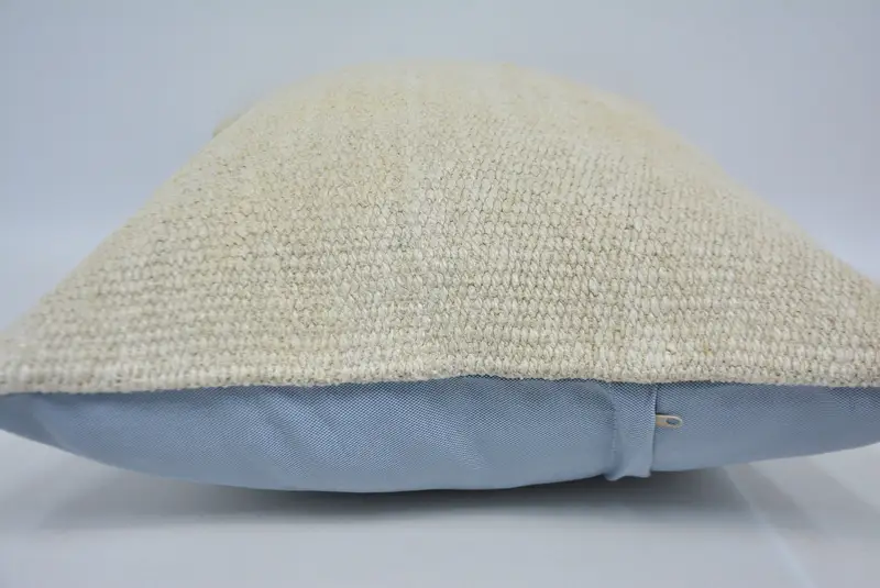 Handmade Embroidered Rectangle Pillow, 20x28 Inches Throw Pillow - 5