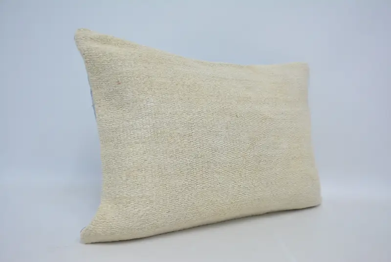 Handmade Embroidered Rectangle Pillow, 20x28 Inches Throw Pillow - 3