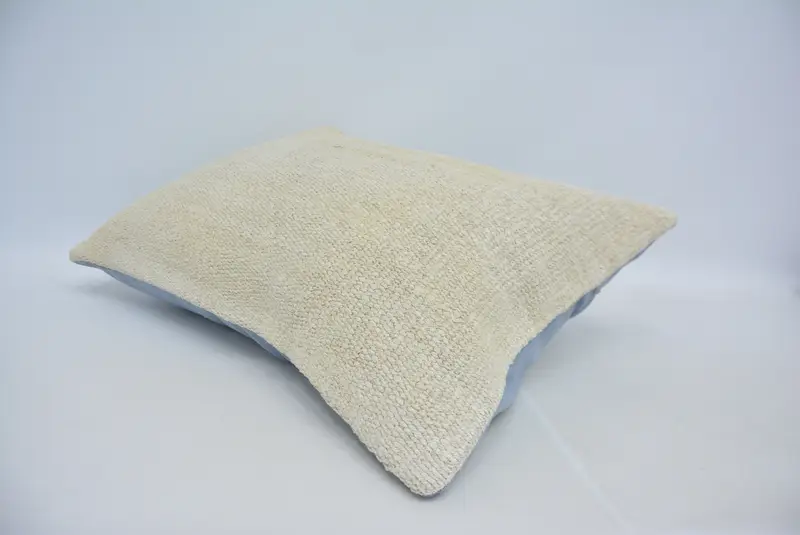 Handmade Embroidered Rectangle Pillow, 20x28 Inches Throw Pillow - 6