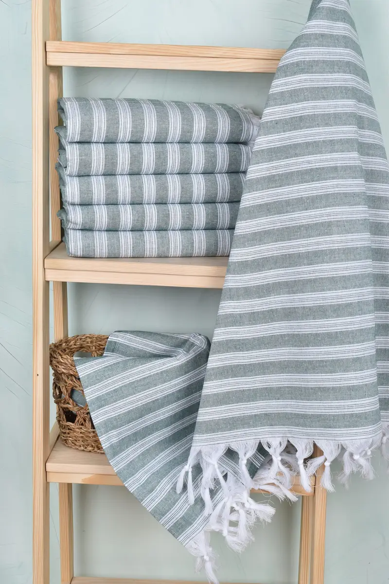 70x40 Cotton Striped Towel, Gift For Him, Beach Theme Bachelorette Party Gifts, Bachelorette Party Gifts Bridesmaids, Baby Boy Gift, Custom Gift - 3