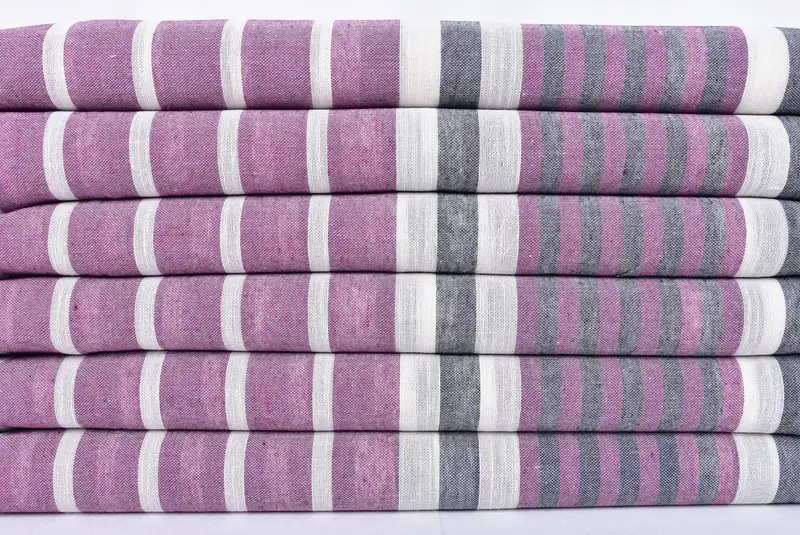 Bath towel, Beach Size Towel, Large Turkish Towel, Gifts For Him, Turkish fouta towel for outdoor use, 68x40 Cotton Striped Towel, Handmade Gift - 2