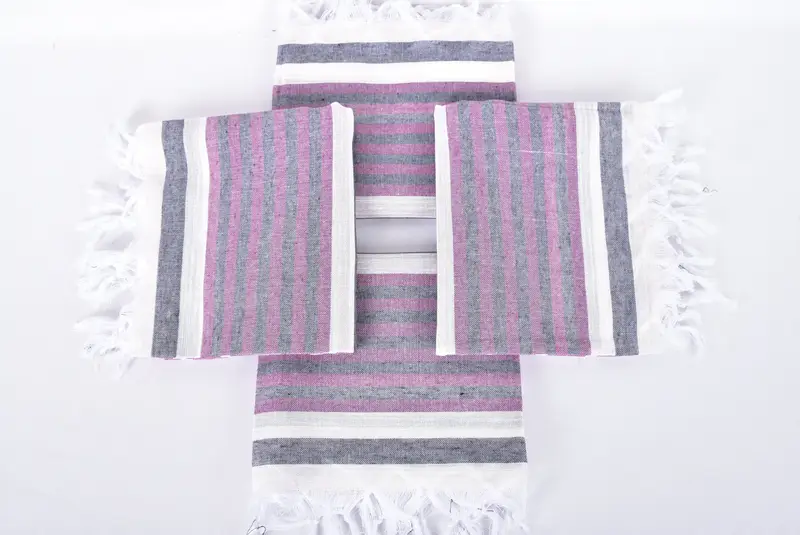 Bath towel, Beach Size Towel, Large Turkish Towel, Gifts For Him, Turkish fouta towel for outdoor use, 68x40 Cotton Striped Towel, Handmade Gift - 6