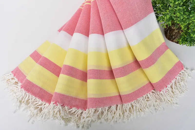 Bachelorette Party Favors, Sand-free towel, Embroidered Turkish Towel, Home Decor Towel, 70x40 Cotton Striped Towel, Organic Turkish towel - 4
