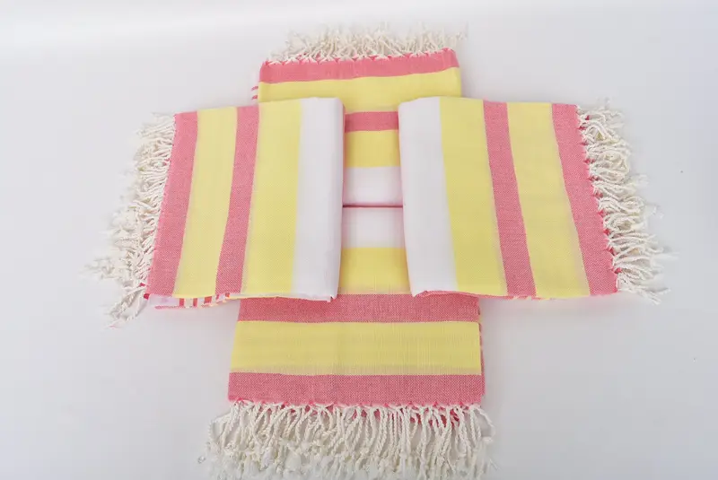 Bachelorette Party Favors, Sand-free towel, Embroidered Turkish Towel, Home Decor Towel, 70x40 Cotton Striped Towel, Organic Turkish towel - 6