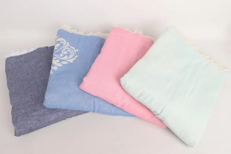 Boho Throw Blankets, Housewarming Gift, 96x76 Cotton Baroque Towel, Bachelorette Party Gifts For Bride, Valentines Day Gift, Bridal Shower Gift - 3