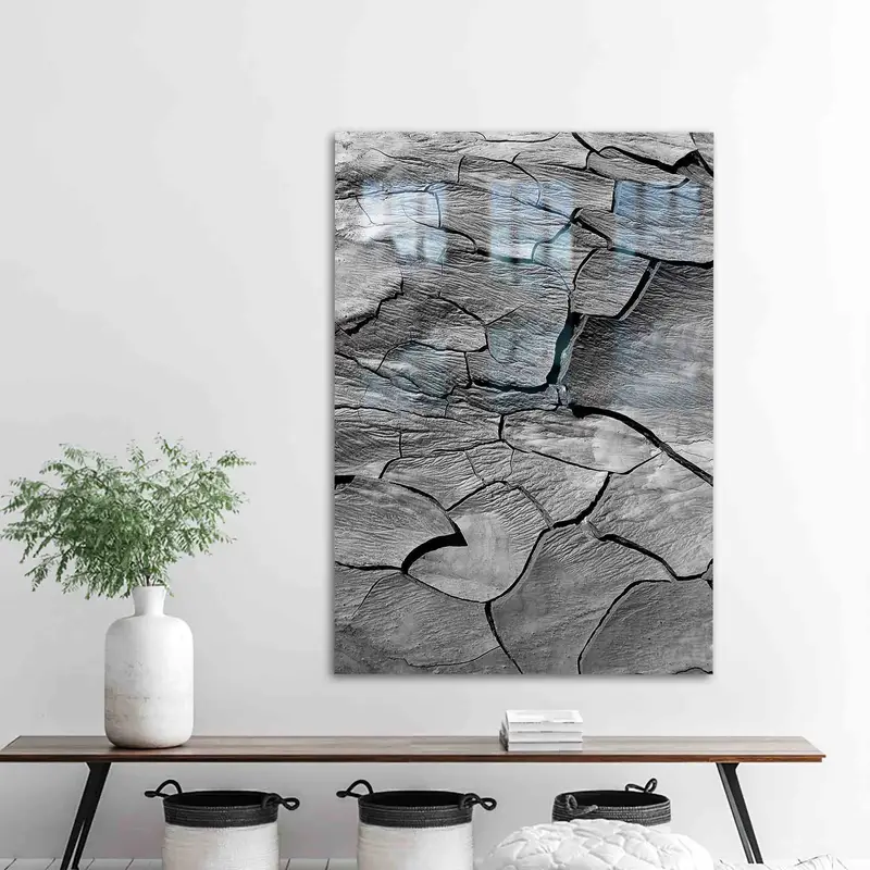 Elegant Printed Glass: Nature Landscape Theme for Modern Lofts