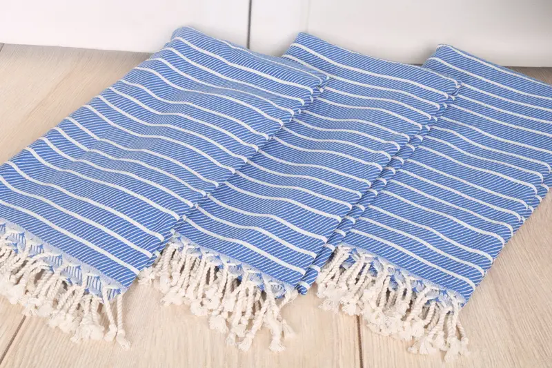 Monogram Beach Towel, Guest Towel, Boyfriend Christmas Gift, Bachelorette Party Gifts, 70x40 Bamboo Striped Towel, Turkish hand towel, Holiday Towel - 6