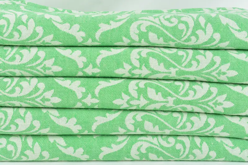 Handwoven organic Turkish towel for spa, Bridesmaid Gifts, 68x36 Cotton Baroque Towel, Sand-free towel, Bathroom Towel, Monogrammed Beach Towel - 2