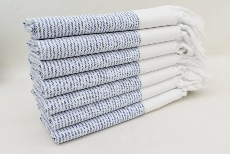 Wedding Gift, Personalized Gift, Monogram Towels, 40x18 Cotton Striped Towel, Wedding Hand Made Gift, Spa Towel, Small Bath Towels, Home Decor Towel - 3