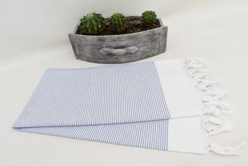 Wedding Gift, Personalized Gift, Monogram Towels, 40x18 Cotton Striped Towel, Wedding Hand Made Gift, Spa Towel, Small Bath Towels, Home Decor Towel - 7