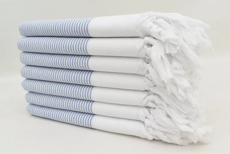 Wedding Gift, Personalized Gift, Monogram Towels, 40x18 Cotton Striped Towel, Wedding Hand Made Gift, Spa Towel, Small Bath Towels, Home Decor Towel - 4