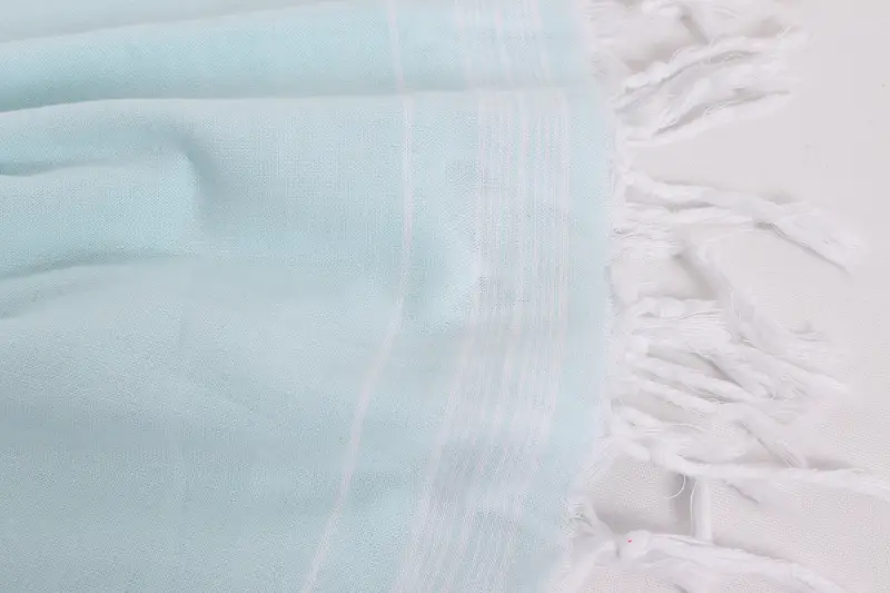 Personalized Blanket, Throw Blanket Couch, Turkish Beach Blanket, Unique Gift, Bedspread, Large Beach Towel Personalized, 92x56 Cotton Striped Towel - 8