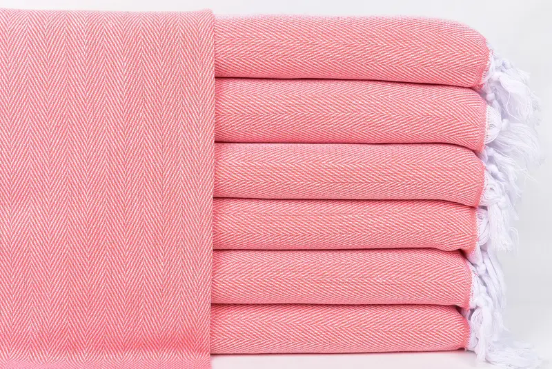 36x18 Cotton Herringbone Towel, Monogram Hand Towel, Gift For Her, Monogram Kitchen Towel, Turkish Hand Towel, Wedding Hand Made Gift, Turkish Towel - 1