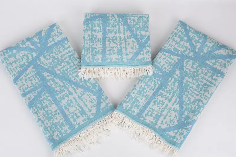 Travel Towel, Quick-dry towel, 70x40 Cotton Asymmetric Design Towel, Turkish Bath Towel USA, Bachelorette Gifts, Turkish bath towel, Gift Towel - 6
