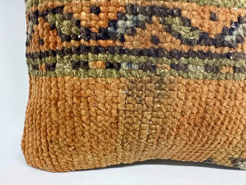 Cushion, 12x12 Orange Cushion Case, Home Decor Pillow, Wholesale Cushion, Boho Pillow Sham Cover, Accent Throw Cushion, Antique Pillows - 2