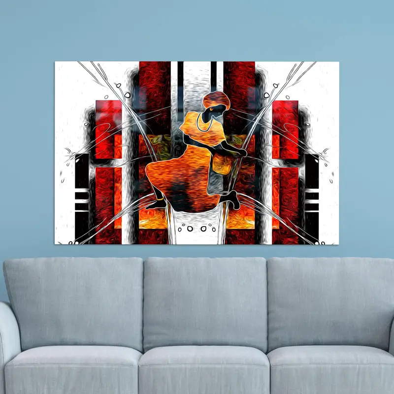 Zarif Baskılı Cam: Afrikalı Kadının Güzelliğini Kutluyoruz