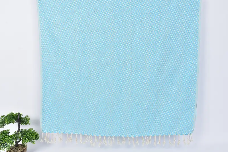 Peshtemal, Embroidered Beach Towel, 68x40 Cotton Geometric Towel, Personalized Wedding Gift, Bachelorette Party Favors, Organic Turkish towel - 7