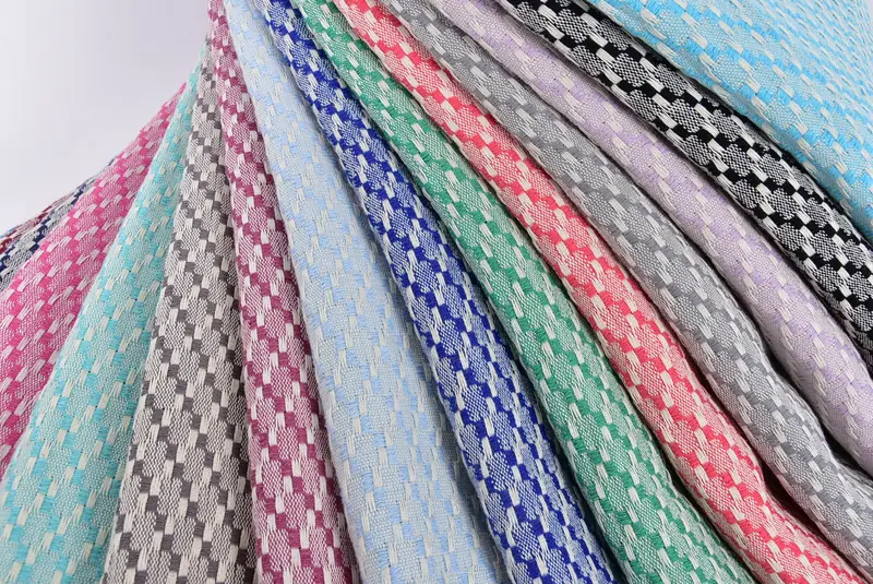 Peshtemal, Embroidered Beach Towel, 68x40 Cotton Geometric Towel, Personalized Wedding Gift, Bachelorette Party Favors, Organic Turkish towel - 5