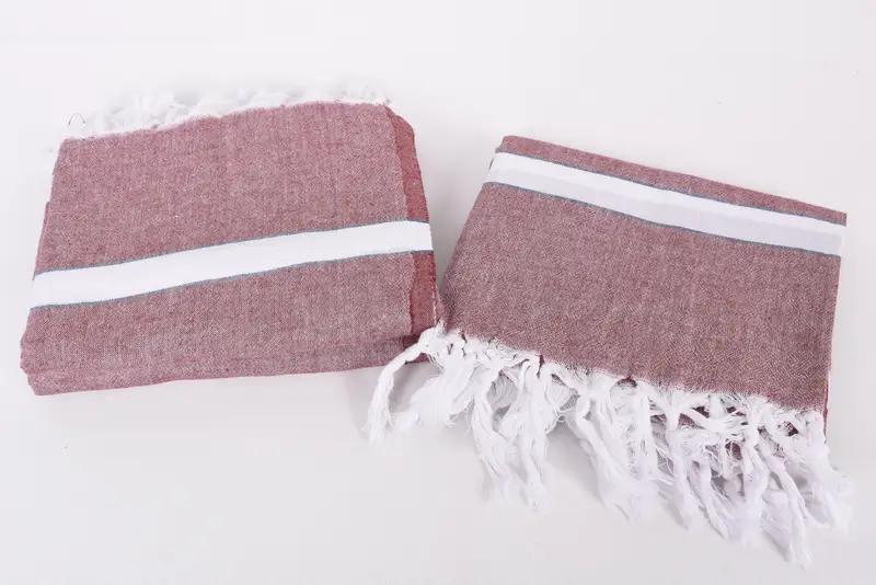 Large Turkish Towel, Lightweight Turkish towel for beach, Bath towel, Bachelor Gift, Turkish towel, Custom Name Towel, 70x40 Cotton Striped Towel - 7