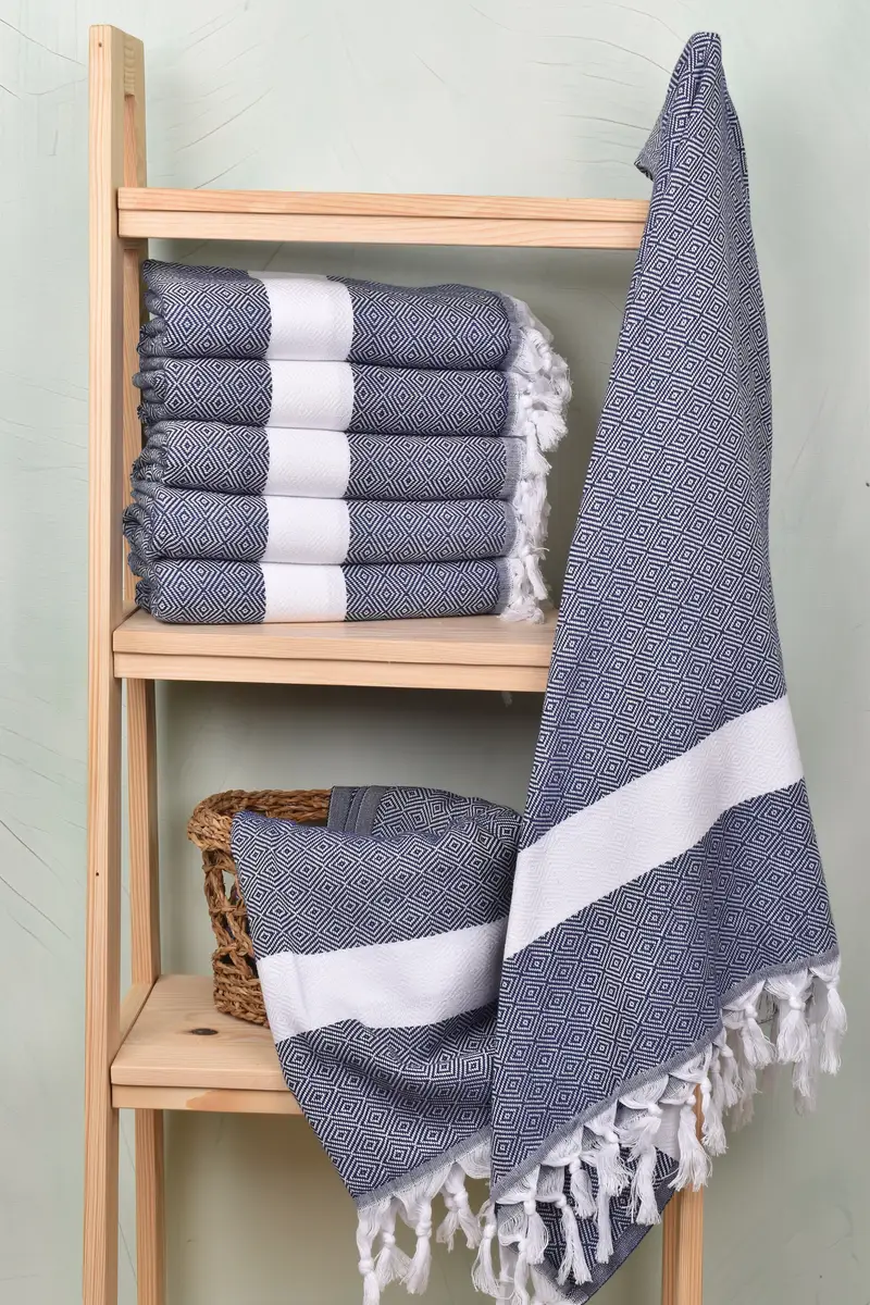 Luxury Turkish Bath Towel, Spa Towel, Pool Towels, 70x40 Cotton Diamond Towel, Custom Wedding Gift, Maid Of Honor Gift, Luxury towel, Custom Gift - 3