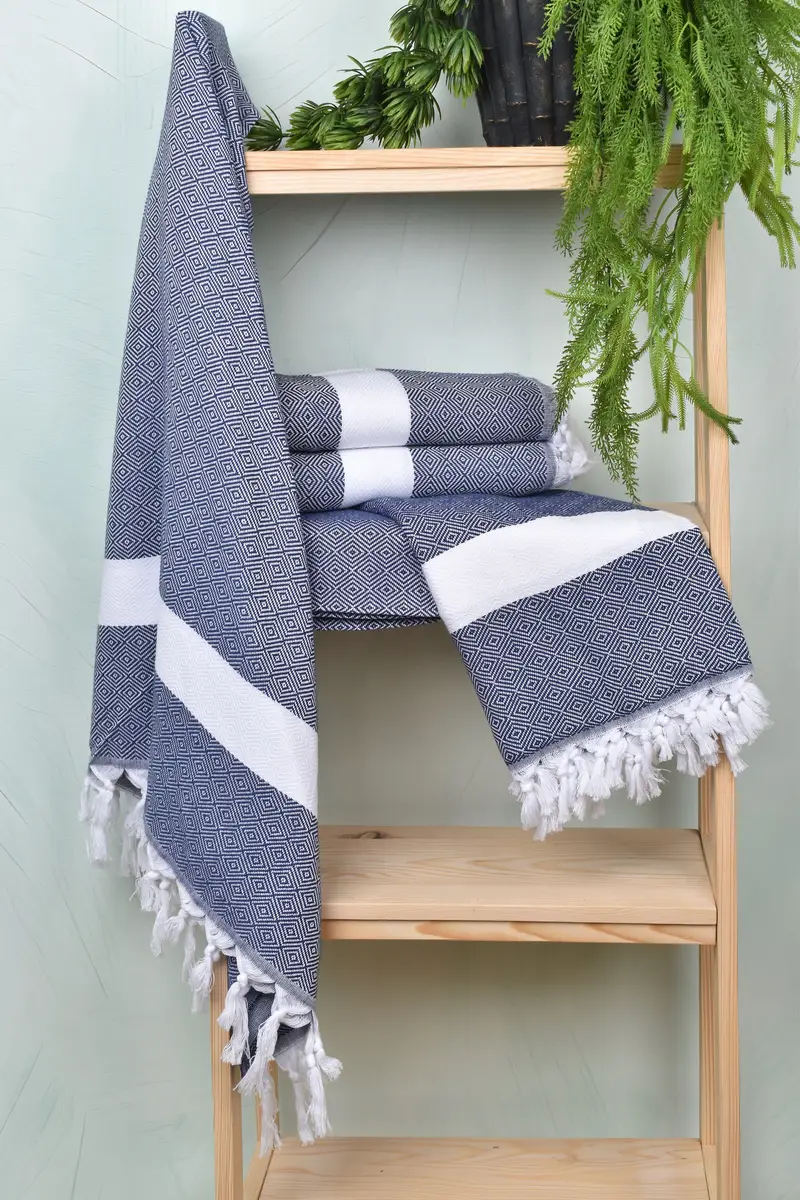 Luxury Turkish Bath Towel, Spa Towel, Pool Towels, 70x40 Cotton Diamond Towel, Custom Wedding Gift, Maid Of Honor Gift, Luxury towel, Custom Gift - 6