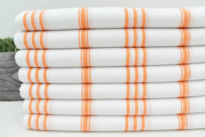 Türk Çay Havlusu, Bachelor Hediye, Bekarlığa Veda Havlusu, Monogram Mutfak Havlu, Spor Salları, Organik Havlu, 40x24 Pamuk Çizgili Havlu, Düğün Favorları - 2